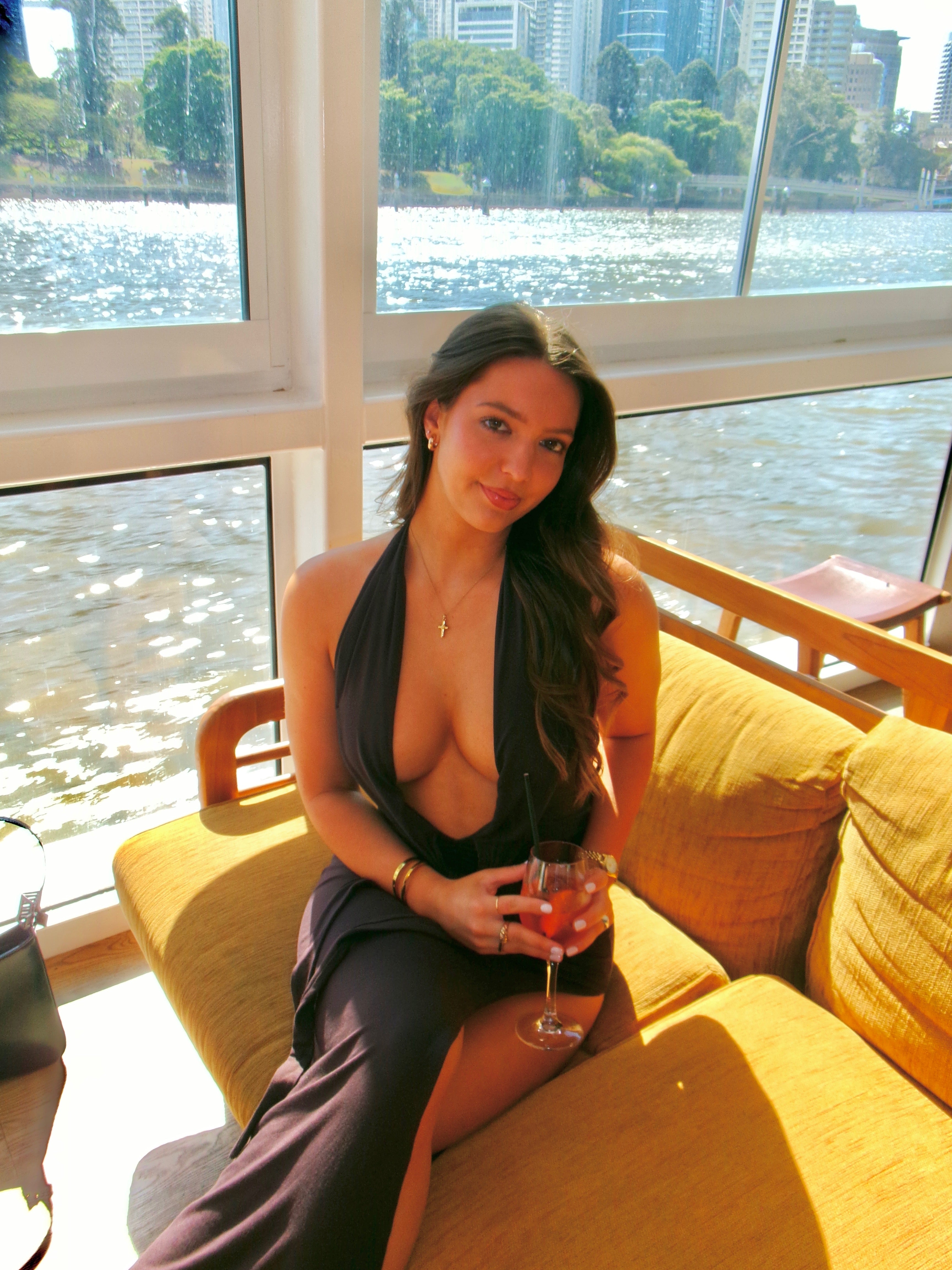 Gisele Maxi Dress - Espresso