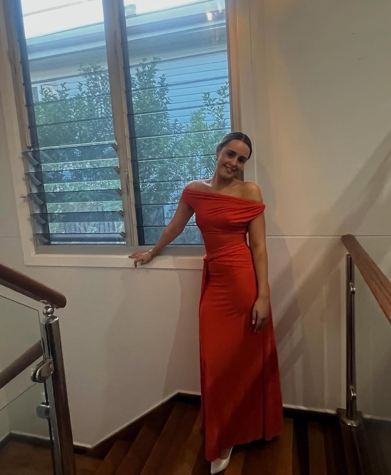 Sisal Mesh Dress - Chilli