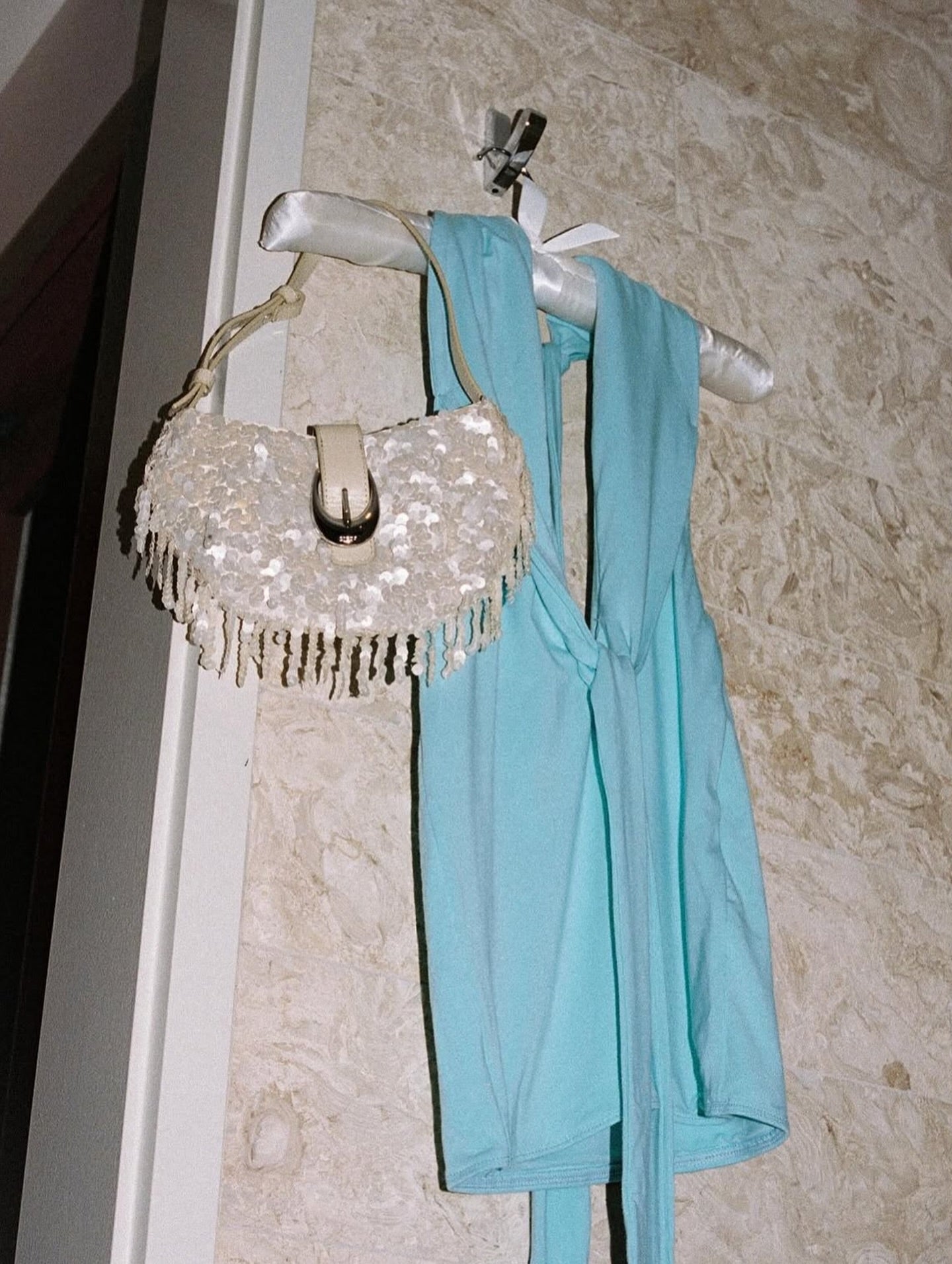 Bembe Mini Dress - Aquamarine