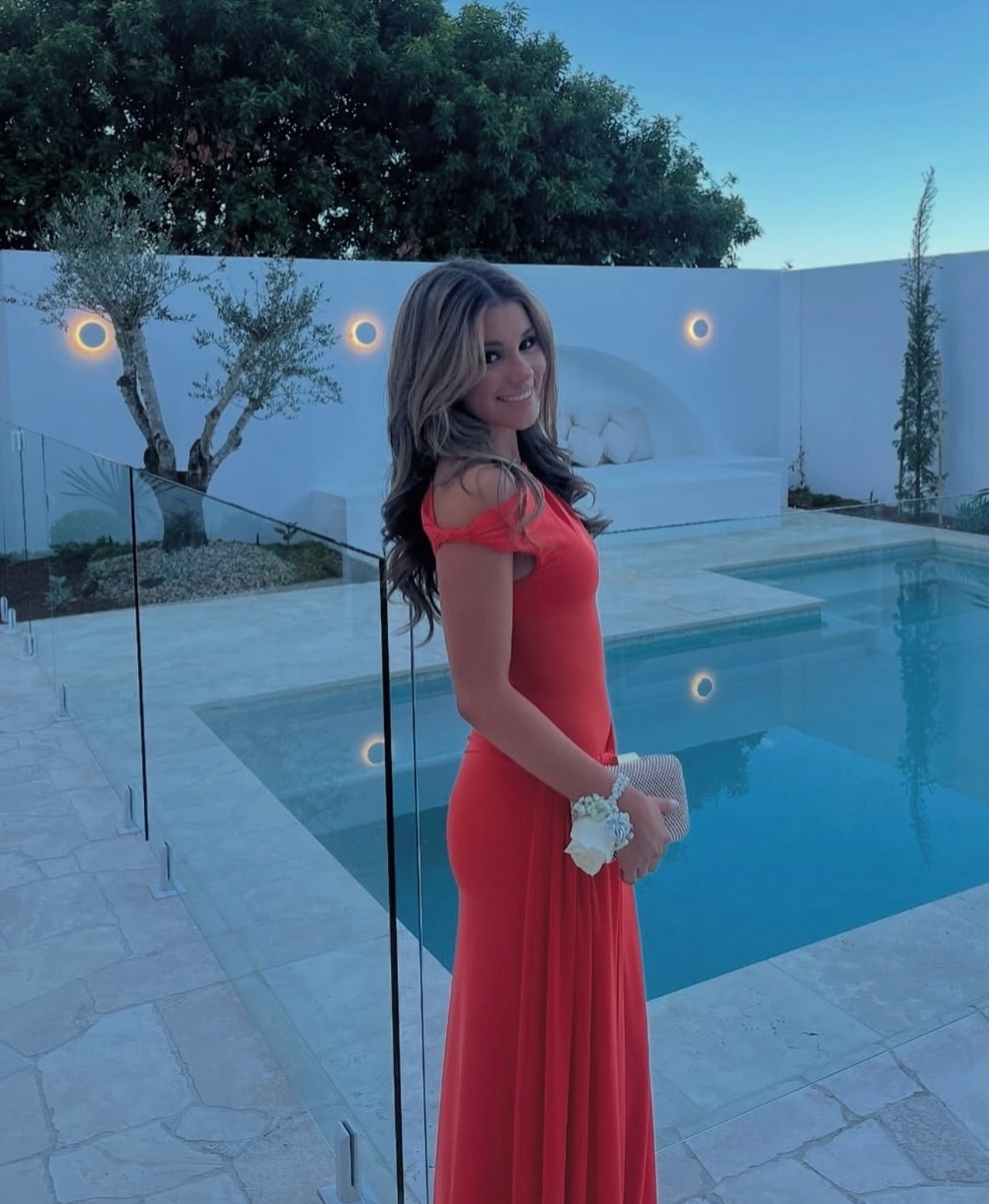 Sisal Mesh Dress - Chilli