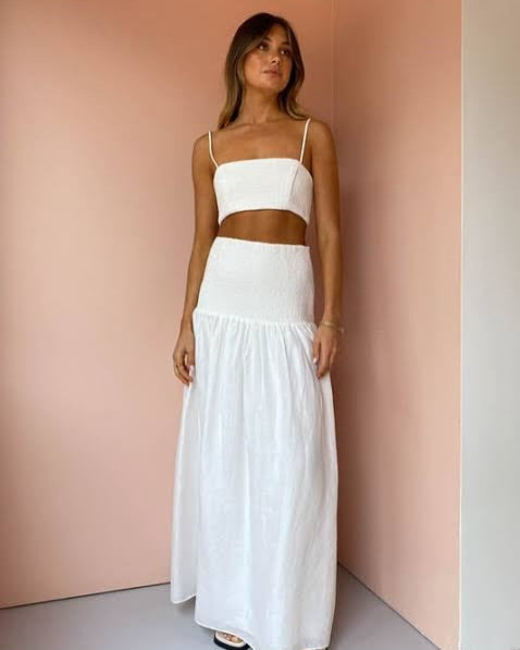 Diana Smocked Maxi set