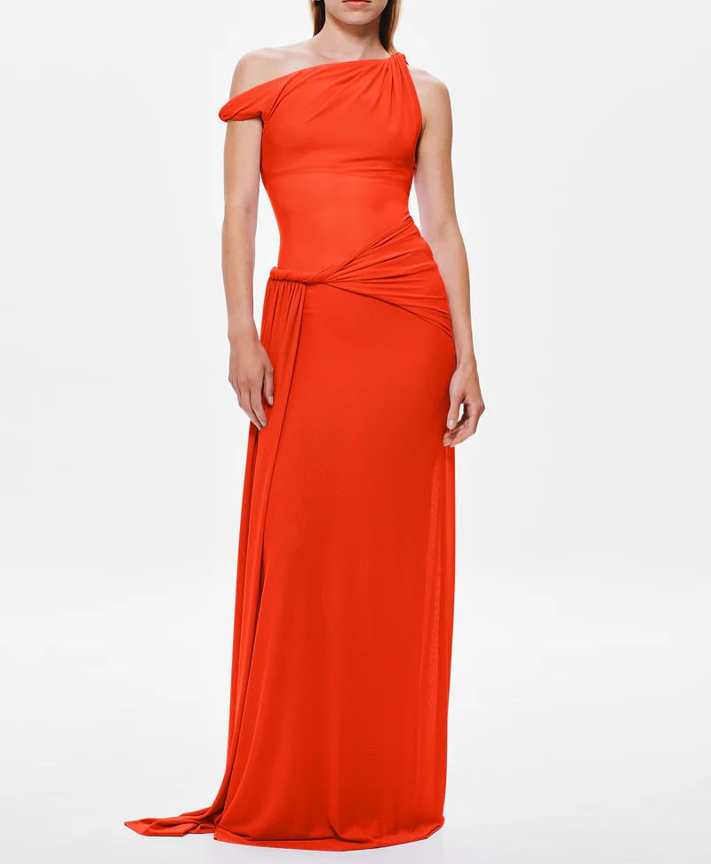 Sisal Mesh Dress - Chilli