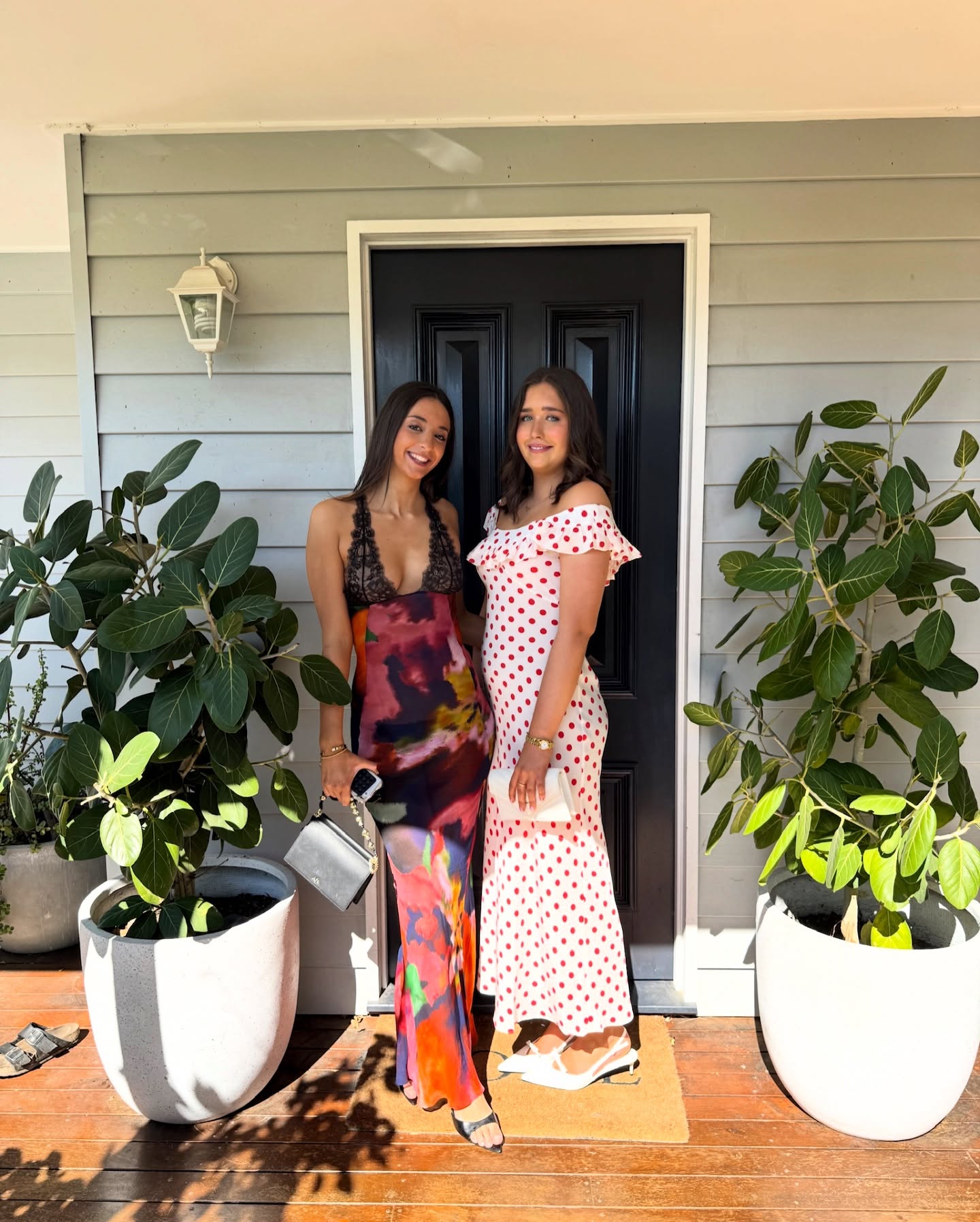 Paola floral slip dress