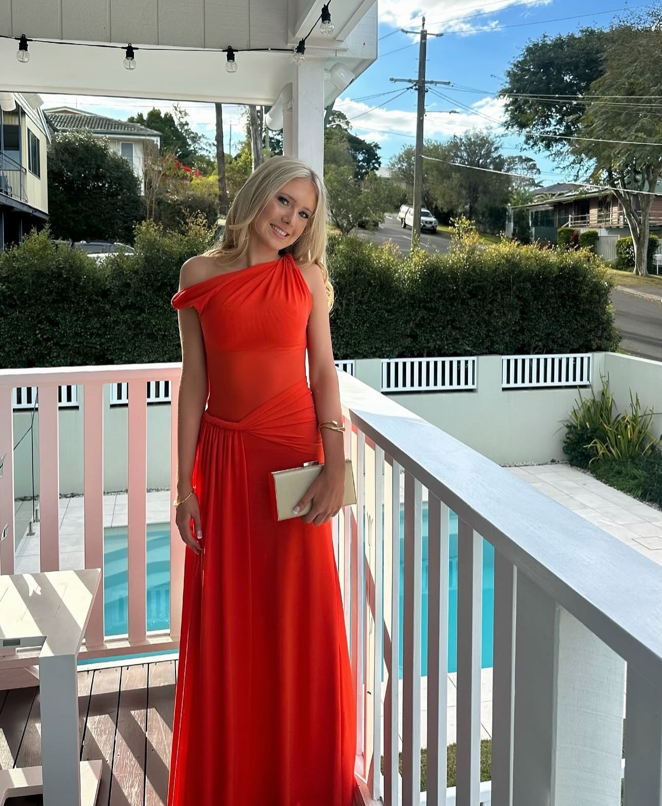 Sisal Mesh Dress - Chilli